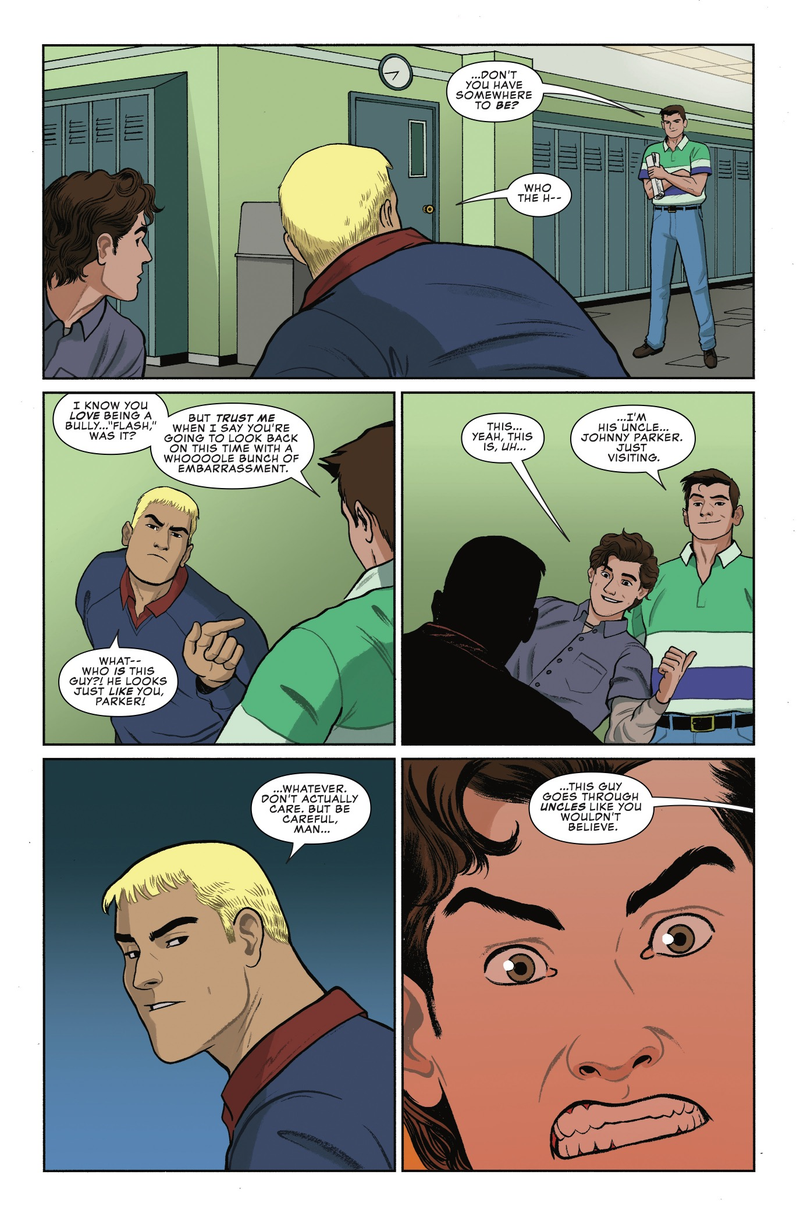 Illustration for article titled Peter Parker mentors his teenage self in this Spectacular Spider-Man exclusive